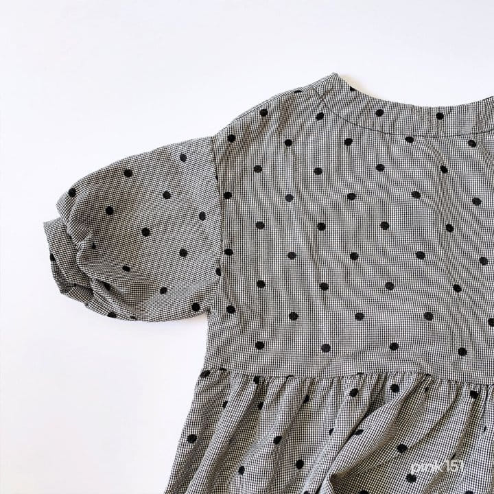 PINK151 - Korean Children Fashion - #Kfashion4kids - Dot Open One-piece - 6