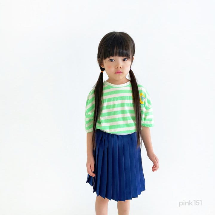PINK151 - Korean Children Fashion - #Kfashion4kids - 90 Stripes Tee - 5