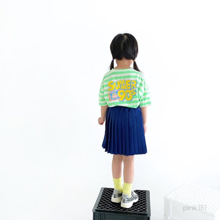 PINK151 - Korean Children Fashion - #Kfashion4kids - 90 Stripes Tee - 7