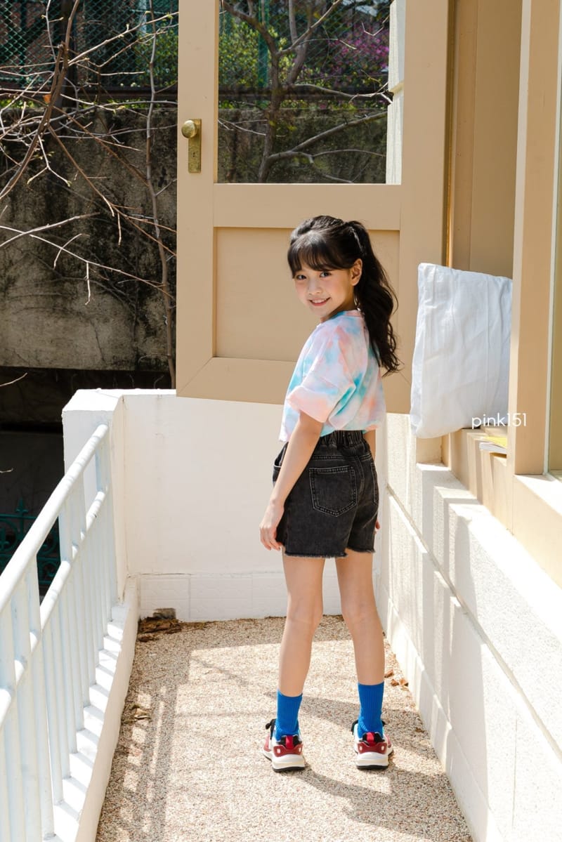 PINK151 - Korean Children Fashion - #Kfashion4kids - Deggi Denim Shorts - 4