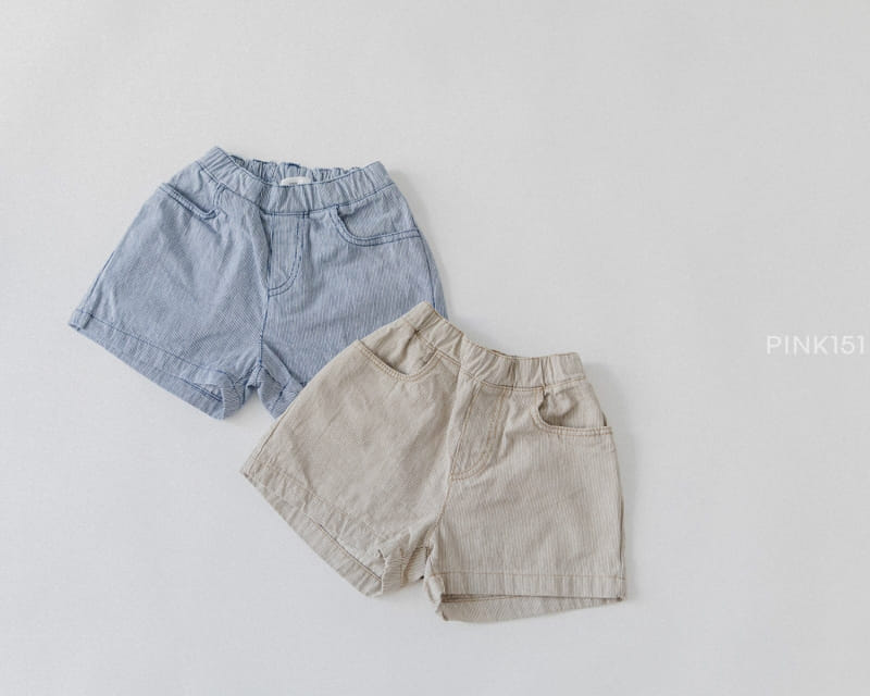 PINK151 - Korean Children Fashion - #Kfashion4kids - Stripes Shorts