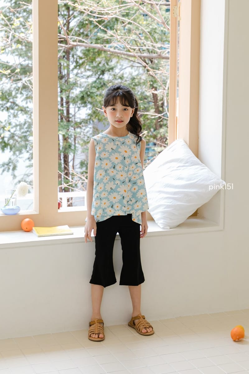 PINK151 - Korean Children Fashion - #Kfashion4kids - Slit Capri Leggings - 8