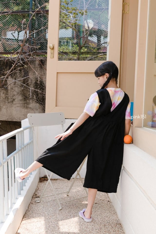 PINK151 - Korean Children Fashion - #Kfashion4kids - Sleeveless Jumpsuit
