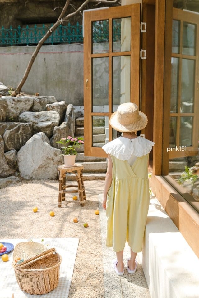 PINK151 - Korean Children Fashion - #Kfashion4kids - Sleeveless Jumpsuit - 5