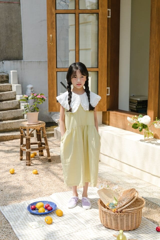 PINK151 - Korean Children Fashion - #Kfashion4kids - Sleeveless Jumpsuit - 6