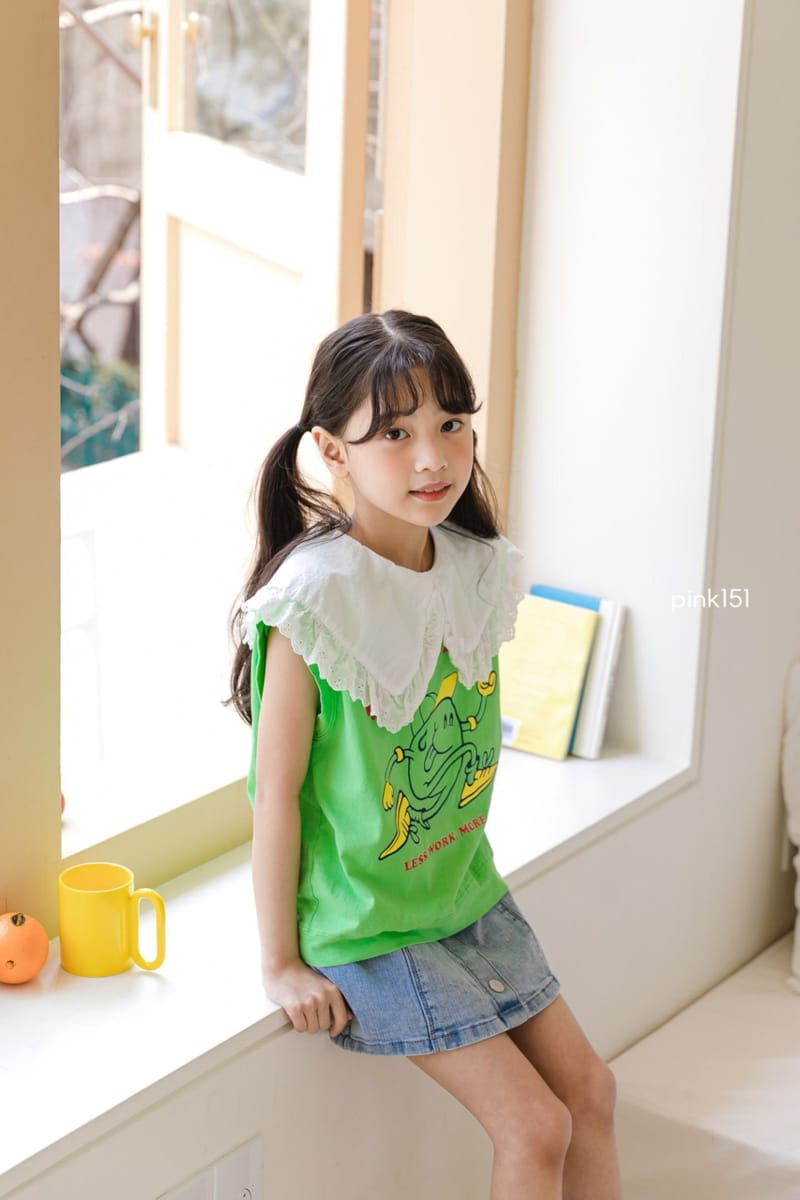 PINK151 - Korean Children Fashion - #Kfashion4kids - Sunshine V Neck Tee - 8