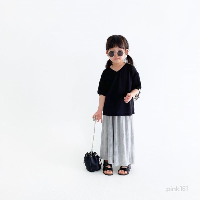 PINK151 - Korean Children Fashion - #Kfashion4kids - Cooling V Neck Tee - 3