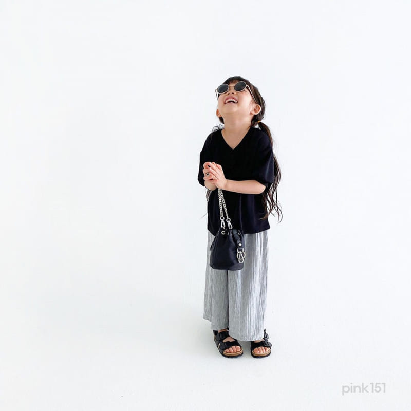 PINK151 - Korean Children Fashion - #Kfashion4kids - Cooling V Neck Tee - 4