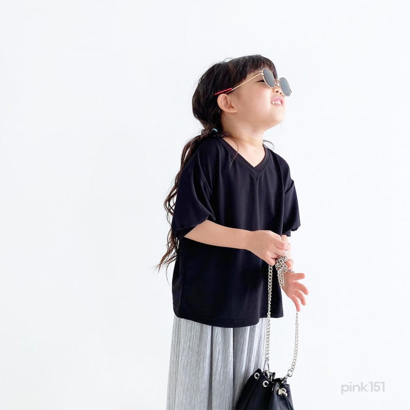 PINK151 - Korean Children Fashion - #Kfashion4kids - Cooling V Neck Tee - 5