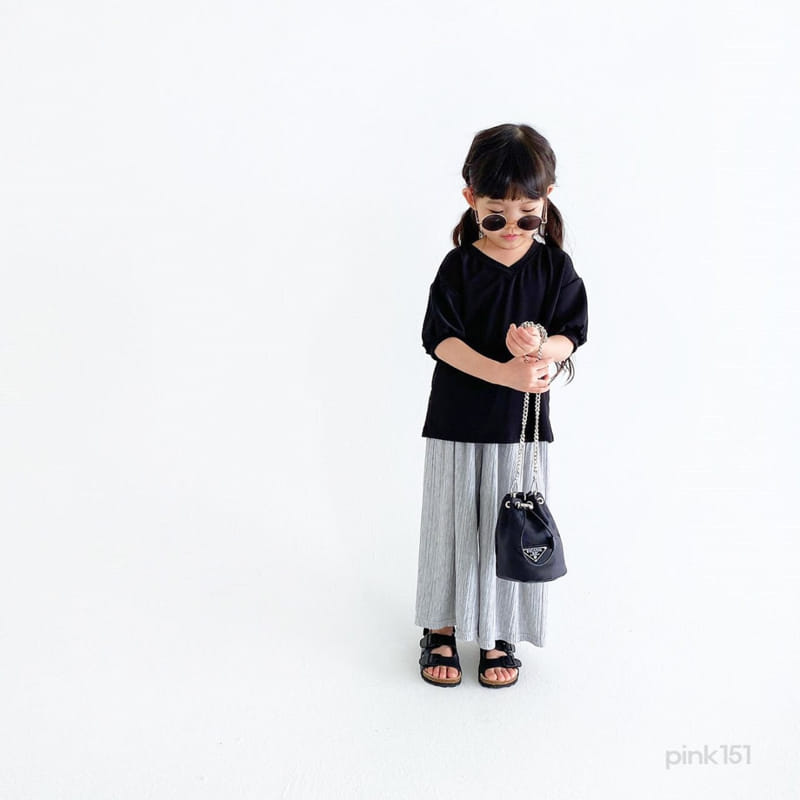PINK151 - Korean Children Fashion - #Kfashion4kids - Cooling V Neck Tee - 6