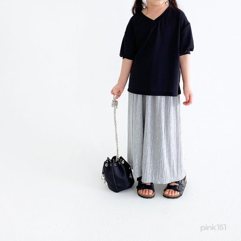 PINK151 - Korean Children Fashion - #Kfashion4kids - Cooling V Neck Tee - 9