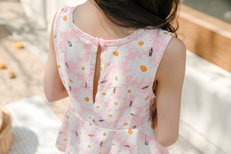 PINK151 - Korean Children Fashion - #Kfashion4kids - Blooming Sleeveless Tee - 11