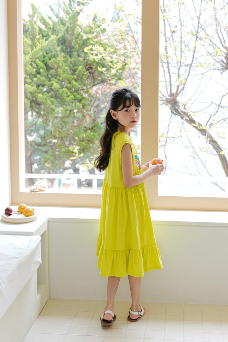 PINK151 - Korean Children Fashion - #Kfashion4kids - Blah Blah One-piece - 10