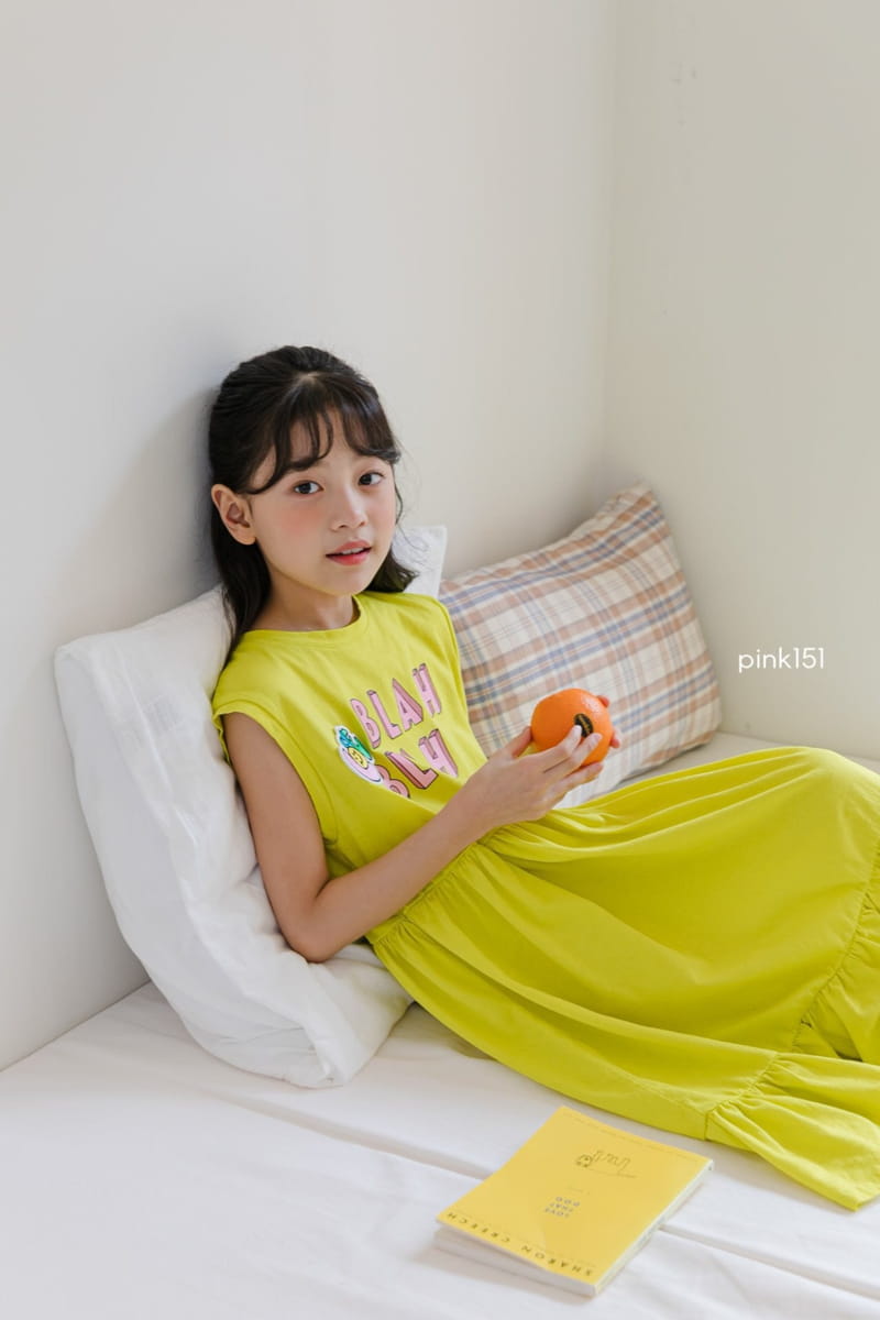 PINK151 - Korean Children Fashion - #Kfashion4kids - Blah Blah One-piece - 5