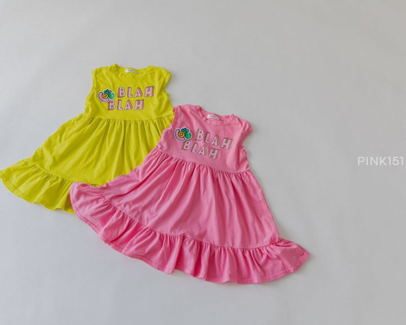 PINK151 - Korean Children Fashion - #Kfashion4kids - Blah Blah One-piece - 6