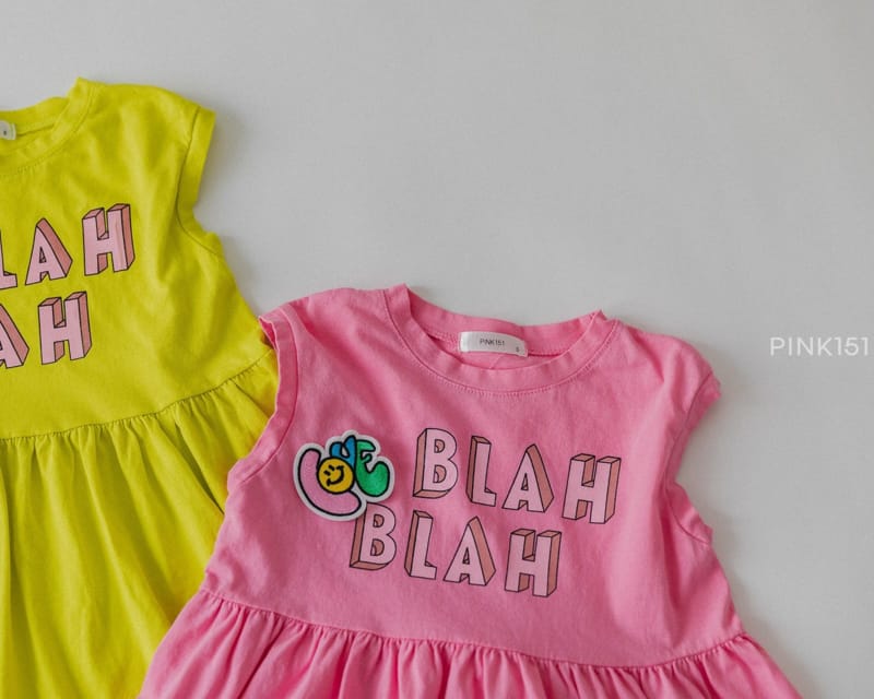 PINK151 - Korean Children Fashion - #Kfashion4kids - Blah Blah One-piece - 7