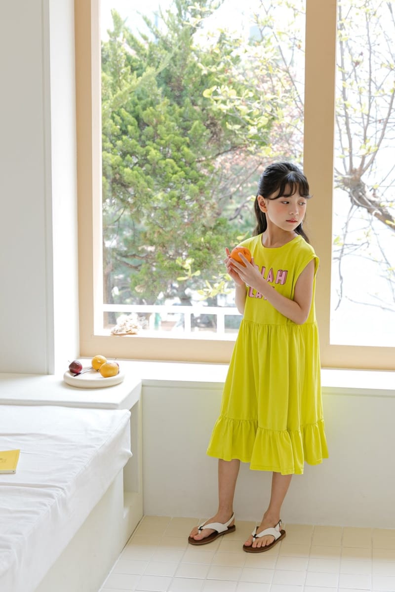PINK151 - Korean Children Fashion - #Kfashion4kids - Blah Blah One-piece - 9