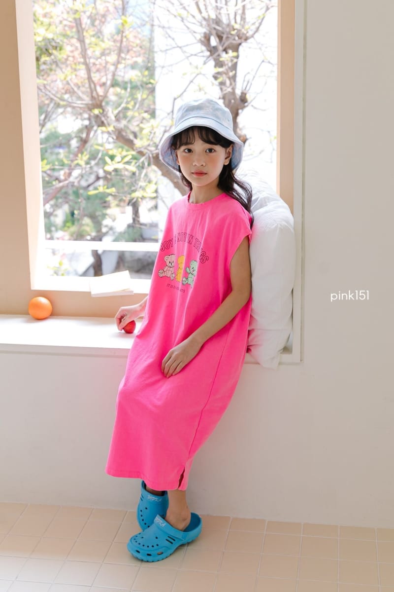 PINK151 - Korean Children Fashion - #Kfashion4kids - 3 Bears Long One-piece - 2
