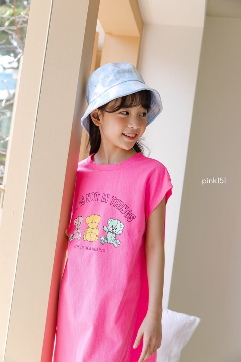 PINK151 - Korean Children Fashion - #Kfashion4kids - 3 Bears Long One-piece - 4