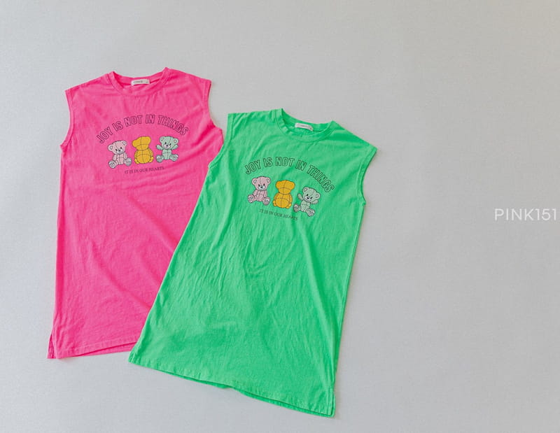 PINK151 - Korean Children Fashion - #Kfashion4kids - 3 Bears Long One-piece - 5
