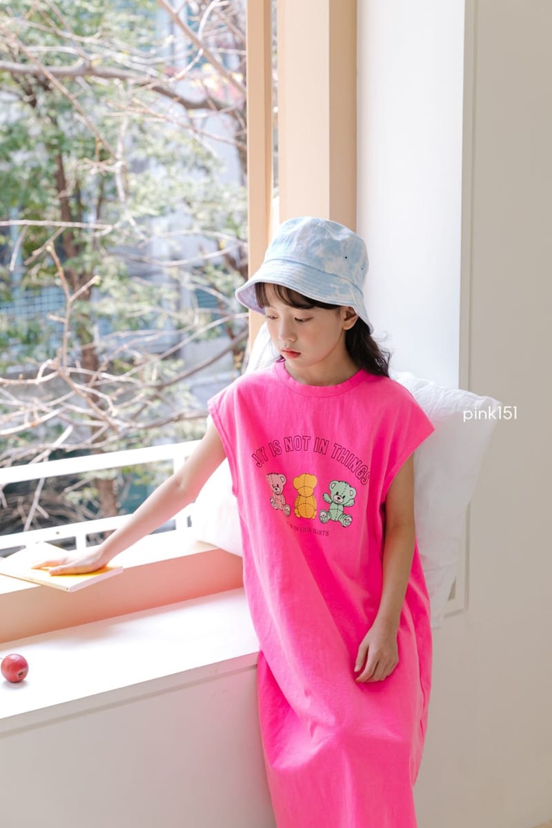 PINK151 - Korean Children Fashion - #Kfashion4kids - 3 Bears Long One-piece - 9