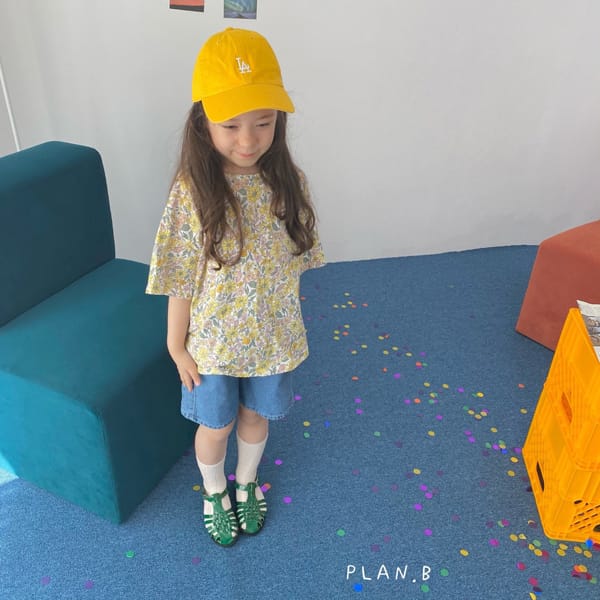 PLAN B - Korean Children Fashion - #Kfashion4kids - Mint Choco Flower Tee - 4