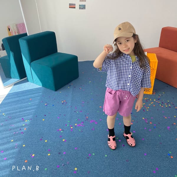 PLAN B - Korean Children Fashion - #Kfashion4kids - Checs Shirt - 6