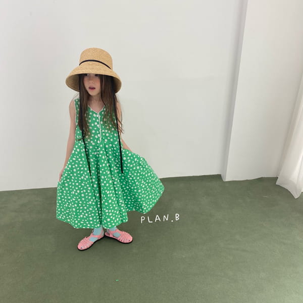 PLAN B - Korean Children Fashion - #Kfashion4kids - Green Tea One-piece - 10