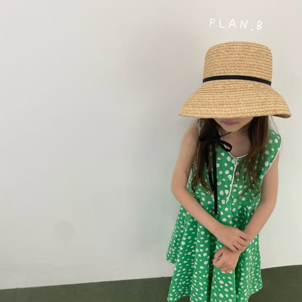 PLAN B - Korean Children Fashion - #Kfashion4kids - Green Tea One-piece - 9
