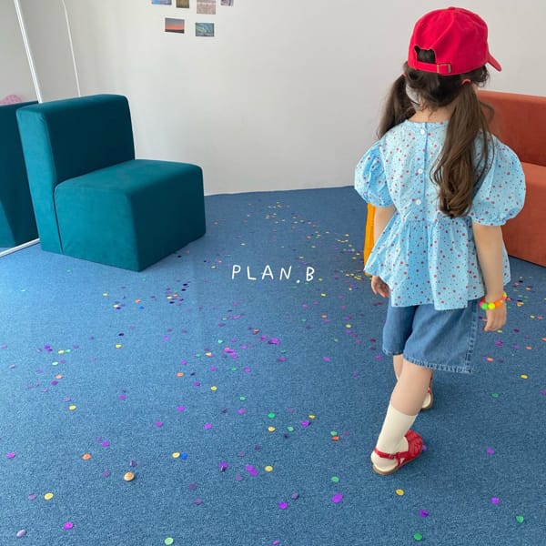 PLAN B - Korean Children Fashion - #Kfashion4kids - Pink Cloud Cotton Candy Blouse - 3