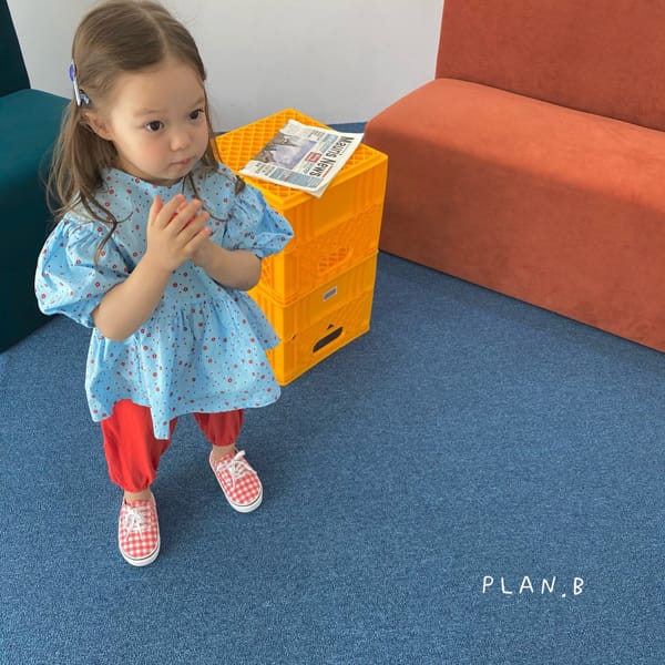 PLAN B - Korean Children Fashion - #Kfashion4kids - Pink Cloud Cotton Candy Blouse - 4