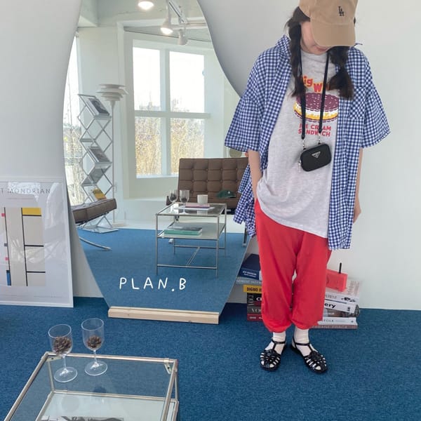 PLAN B - Korean Children Fashion - #Kfashion4kids - Mom Checs Shirt - 6