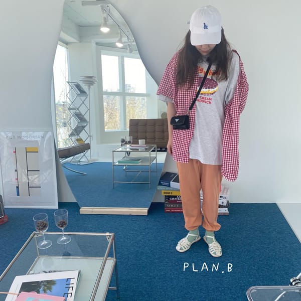 PLAN B - Korean Children Fashion - #Kfashion4kids - Mom Checs Shirt - 8