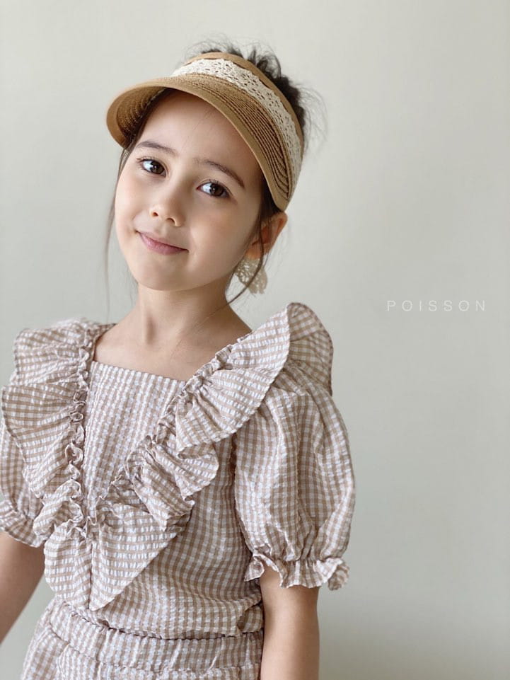 POISSON - Korean Children Fashion - #Kfashion4kids - Romance Sun Cap - 10