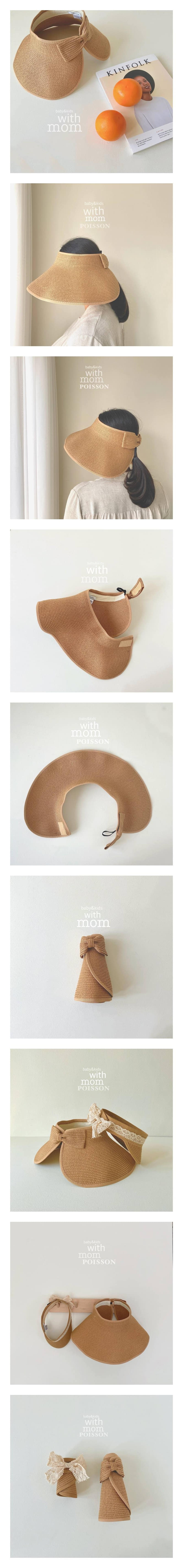 POISSON - Korean Children Fashion - #Kfashion4kids - Ribbon Sun Cap