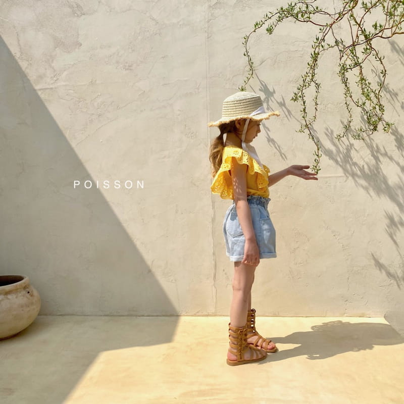 POISSON - Korean Children Fashion - #Kfashion4kids - Two Button Roll-up Shorts - 12