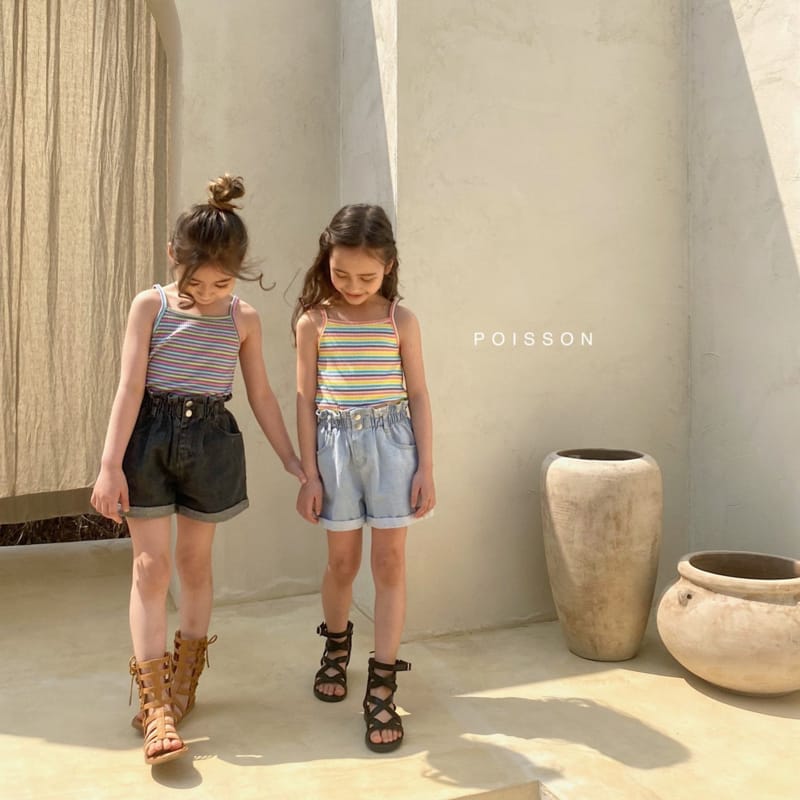 POISSON - Korean Children Fashion - #Kfashion4kids - Two Button Roll-up Shorts - 5