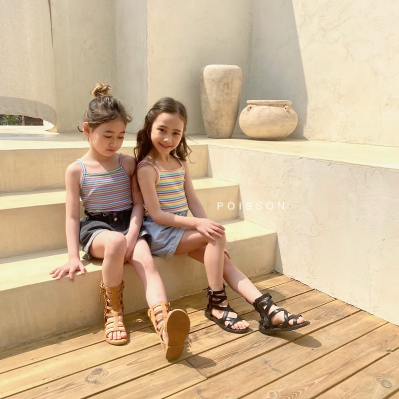 POISSON - Korean Children Fashion - #Kfashion4kids - Two Button Roll-up Shorts - 6