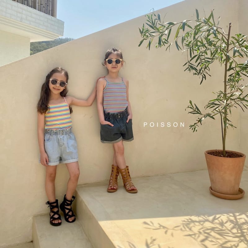POISSON - Korean Children Fashion - #Kfashion4kids - Two Button Roll-up Shorts - 8