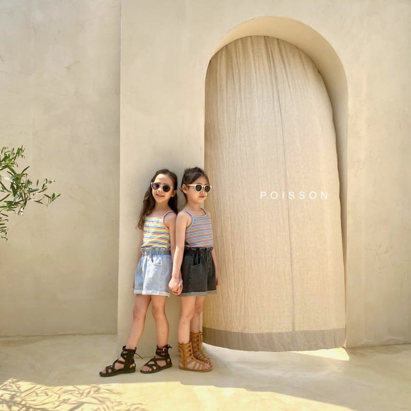 POISSON - Korean Children Fashion - #Kfashion4kids - Two Button Roll-up Shorts - 9