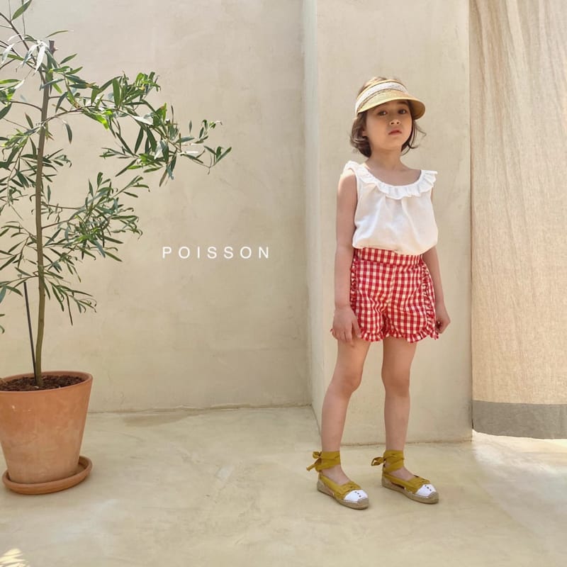 POISSON - Korean Children Fashion - #Kfashion4kids - Check Frill Shorts - 11