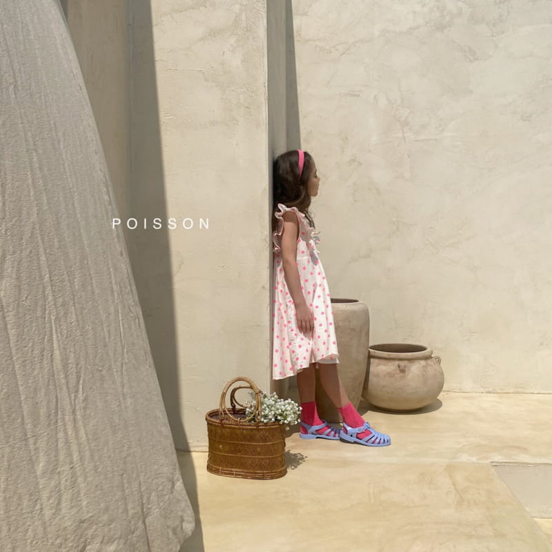 POISSON - Korean Children Fashion - #Kfashion4kids - Dots Frill One-piece - 10