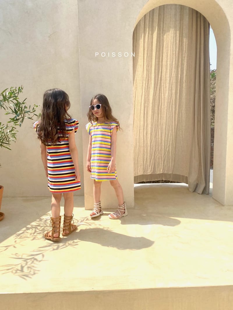 POISSON - Korean Children Fashion - #Kfashion4kids - Petti Stripes One-piece - 10