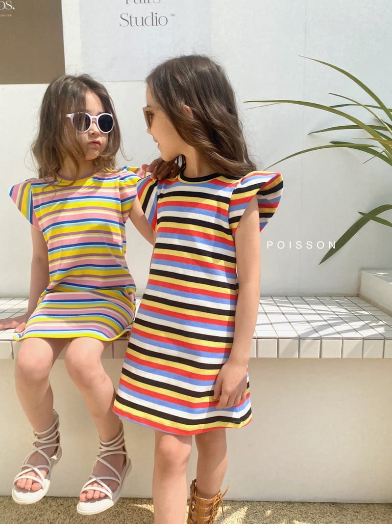POISSON - Korean Children Fashion - #Kfashion4kids - Petti Stripes One-piece - 5