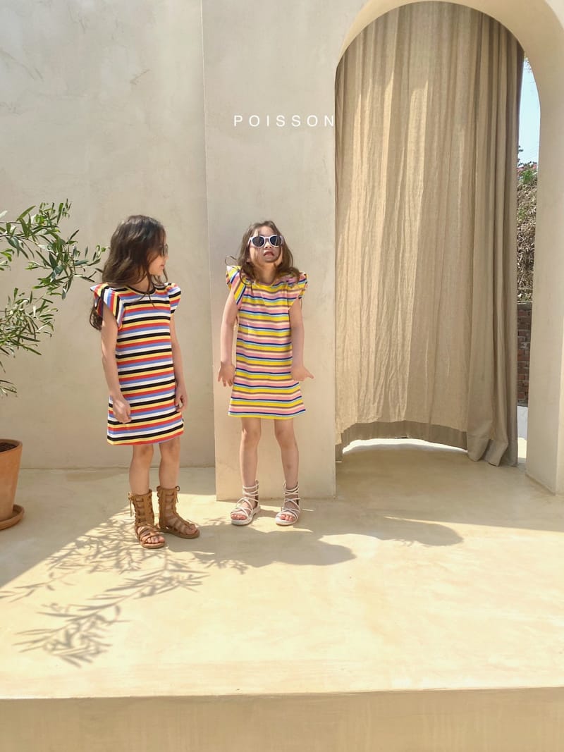 POISSON - Korean Children Fashion - #Kfashion4kids - Petti Stripes One-piece - 9