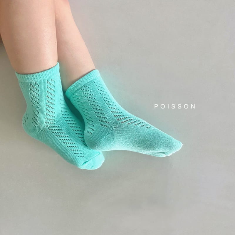 POISSON - Korean Children Fashion - #Kfashion4kids - Summer Socks [set of 4] - 3
