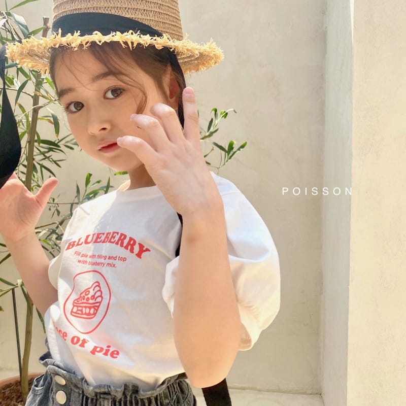 POISSON - Korean Children Fashion - #Kfashion4kids - Blueberry Tee - 7