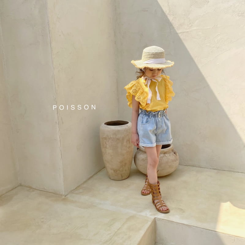 POISSON - Korean Children Fashion - #Kfashion4kids - Elle Ruffle Tee - 12