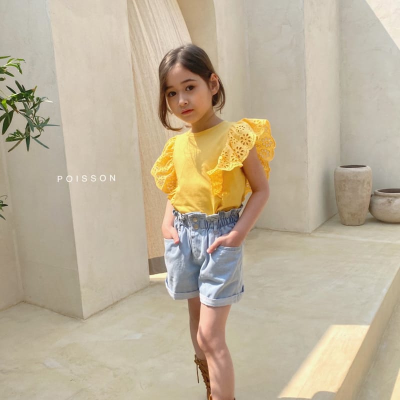 POISSON - Korean Children Fashion - #Kfashion4kids - Elle Ruffle Tee - 7