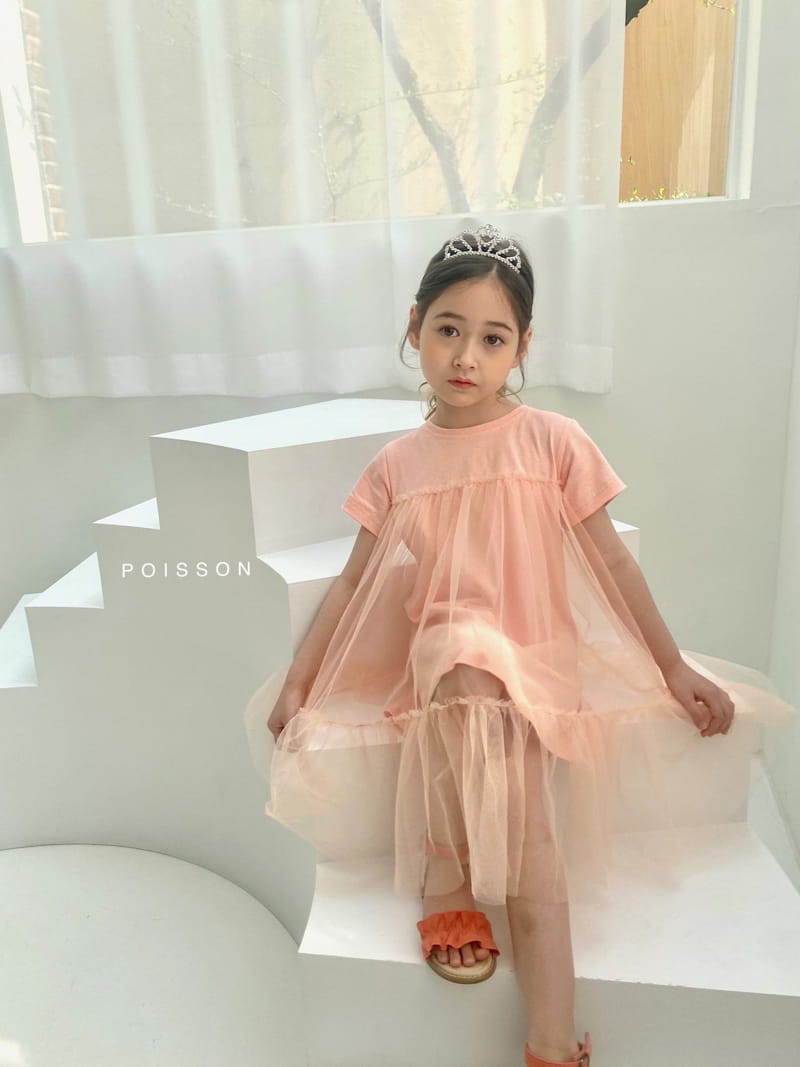 POISSON - Korean Children Fashion - #Kfashion4kids - Summer Fur Tutu One-piece - 4